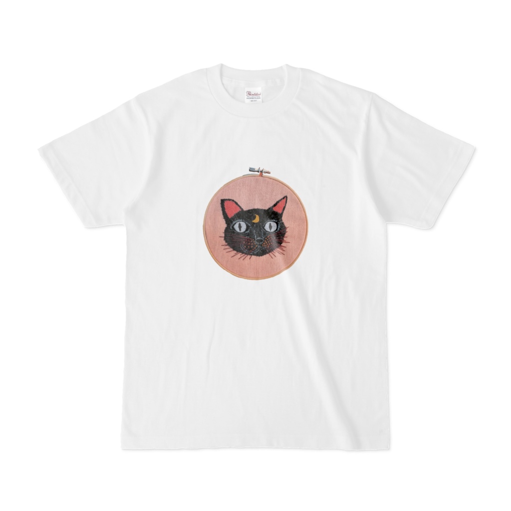 魔法猫（刺繍）　スタンダードTシャツ　半袖