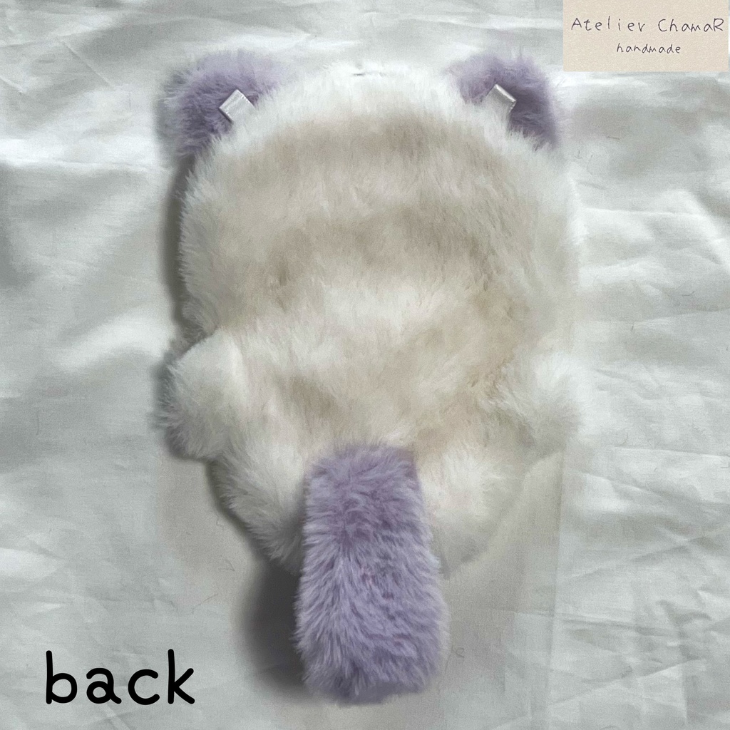 もこもこきぐるみにゃんこ/10cm nui size