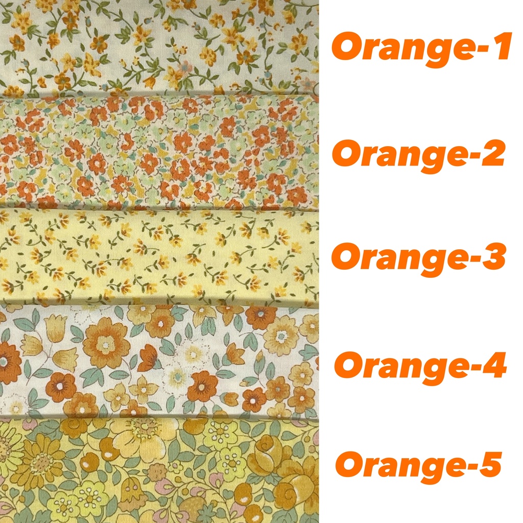 Flower shirt🌷(Orange)/10cm nui size