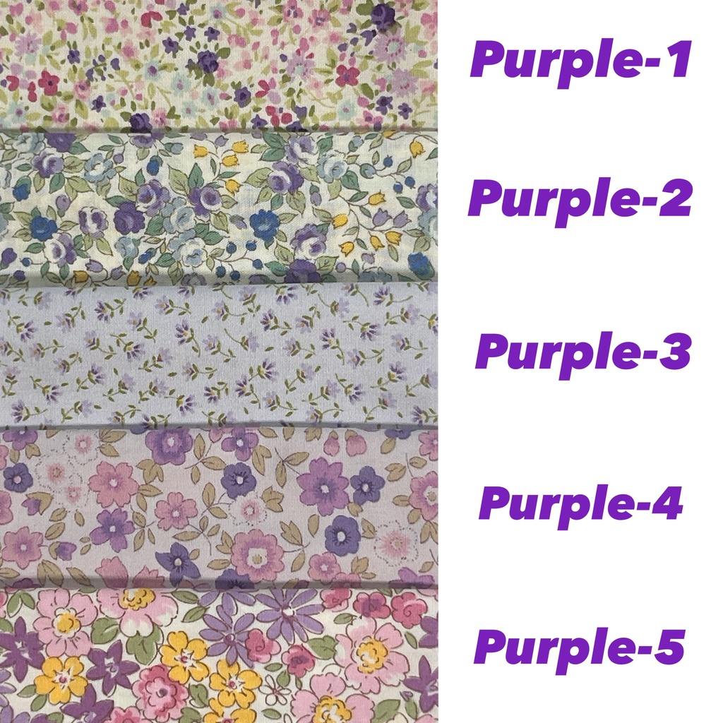 Flower shirt🌷(Purple)/10cm nui size