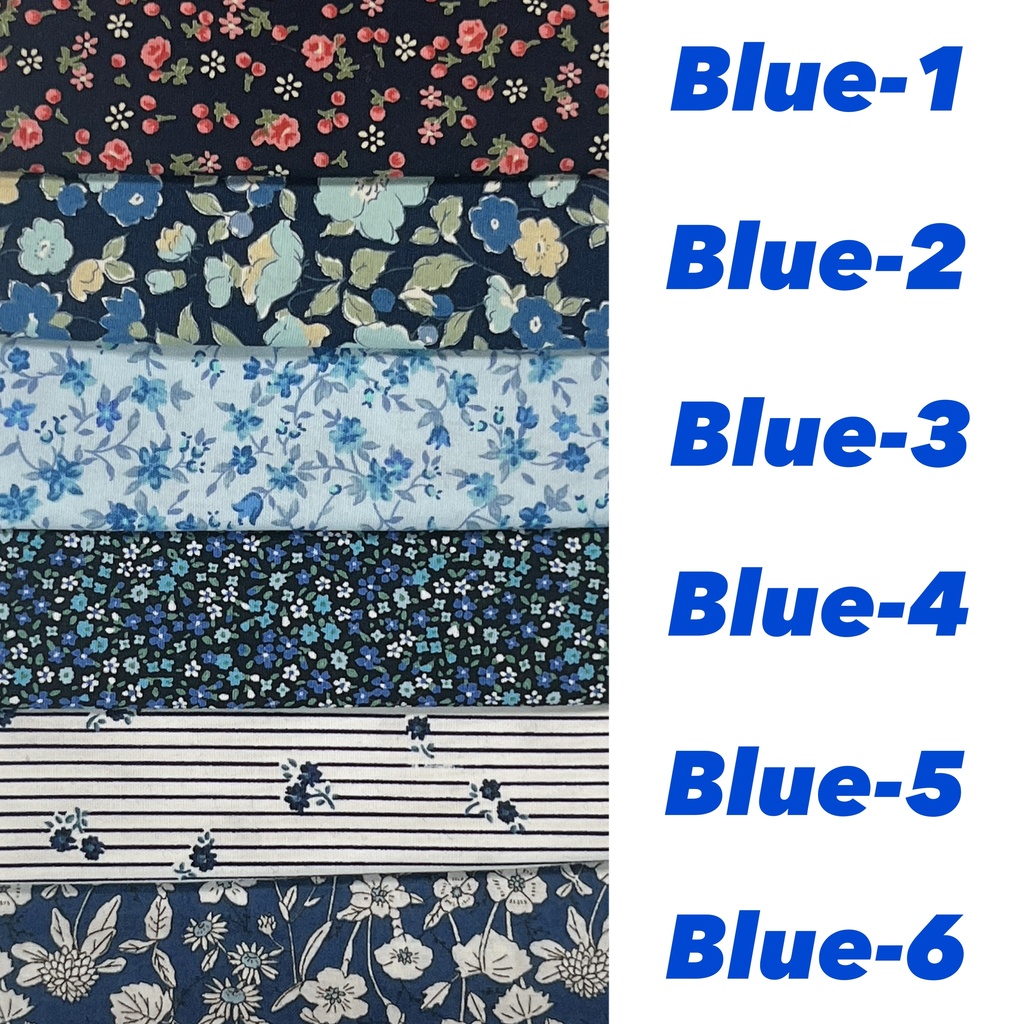 Flower shirt🌷(Blue)/10cm nui size