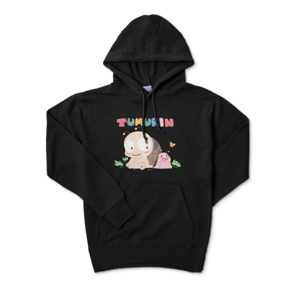 つむりんパーカー黒 Tumurin Parker Black