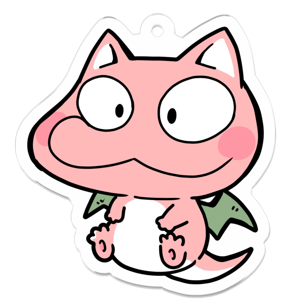 猫蝙蝠ももも キーホルダー01 - #01 Catbat Momomo's key chain hanging