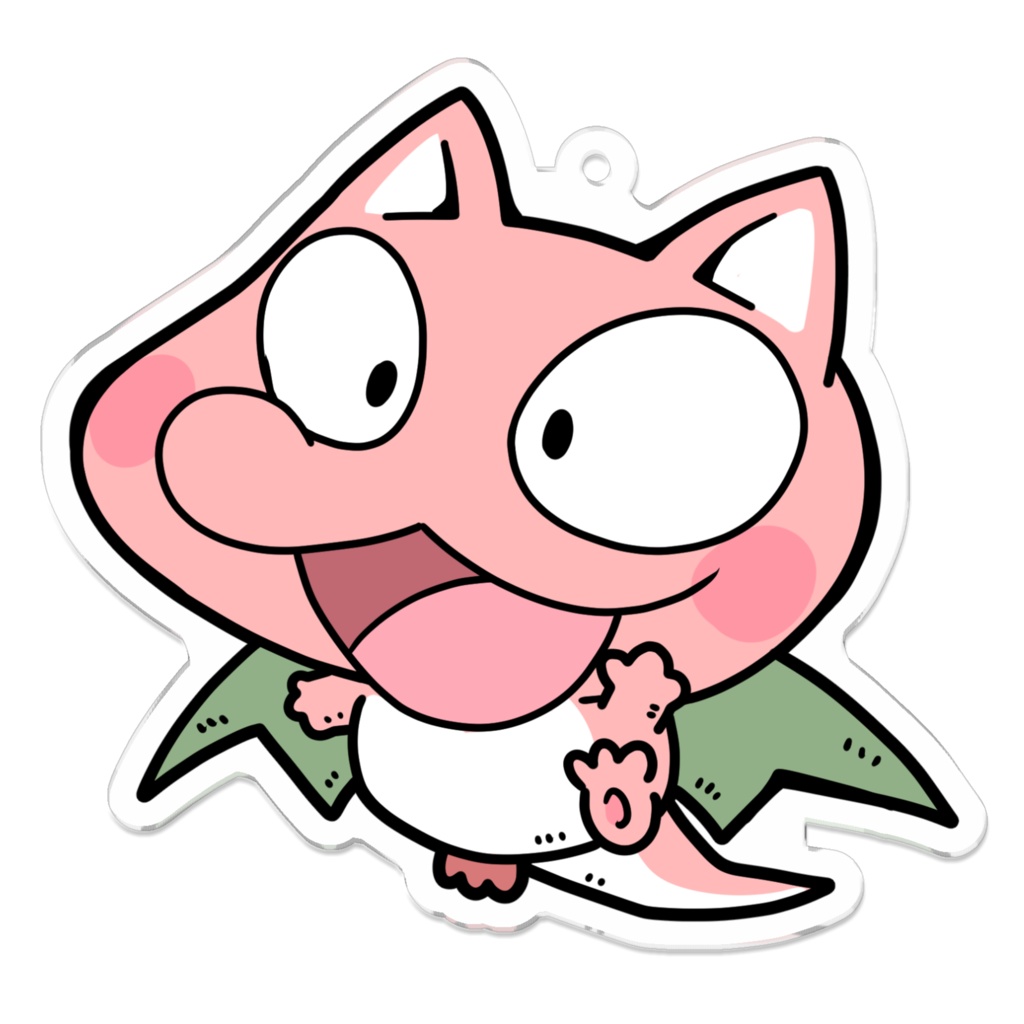 猫蝙蝠ももも キーホルダー02 - #02 Catbat Momomo's key chain hanging
