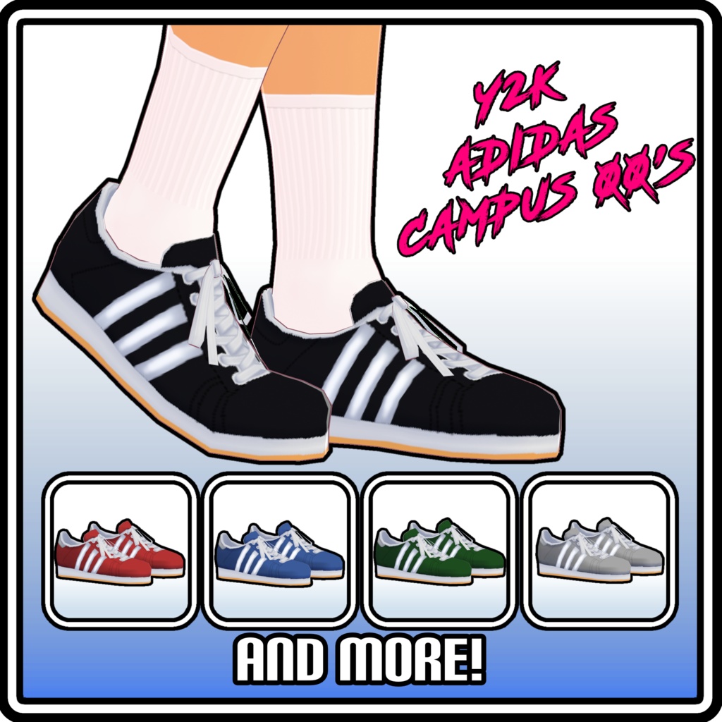 【VRoid】Y2k Adidas Campus 00's Sneakers