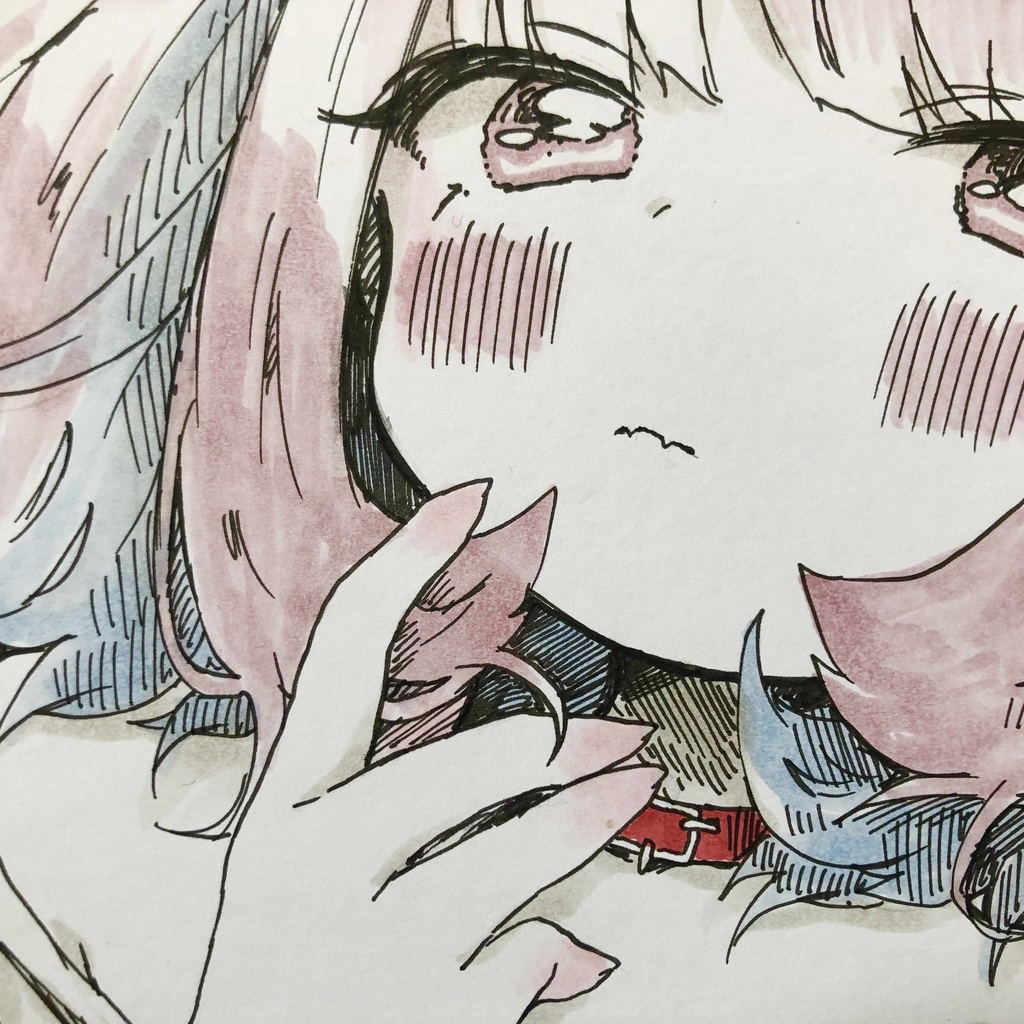 直筆色紙　夢見りあむ