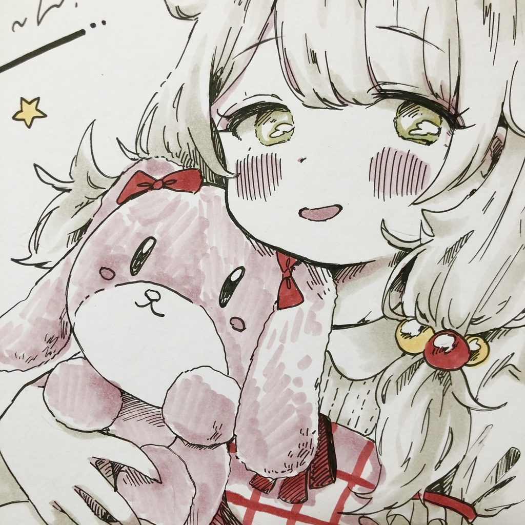 直筆色紙　遊佐こずえ