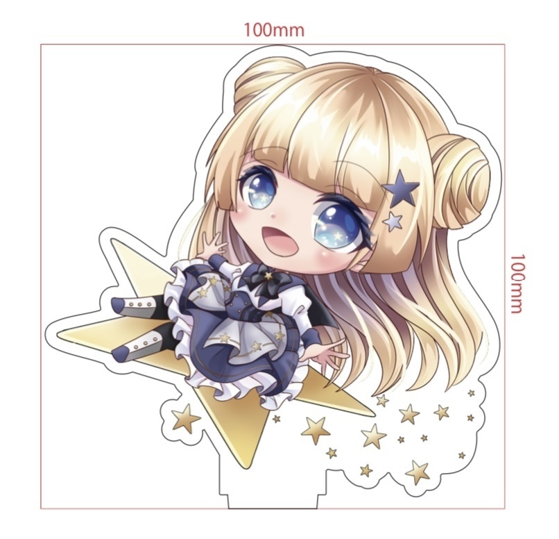 【常設】新しゅたちバージョンのアクリルスタンド