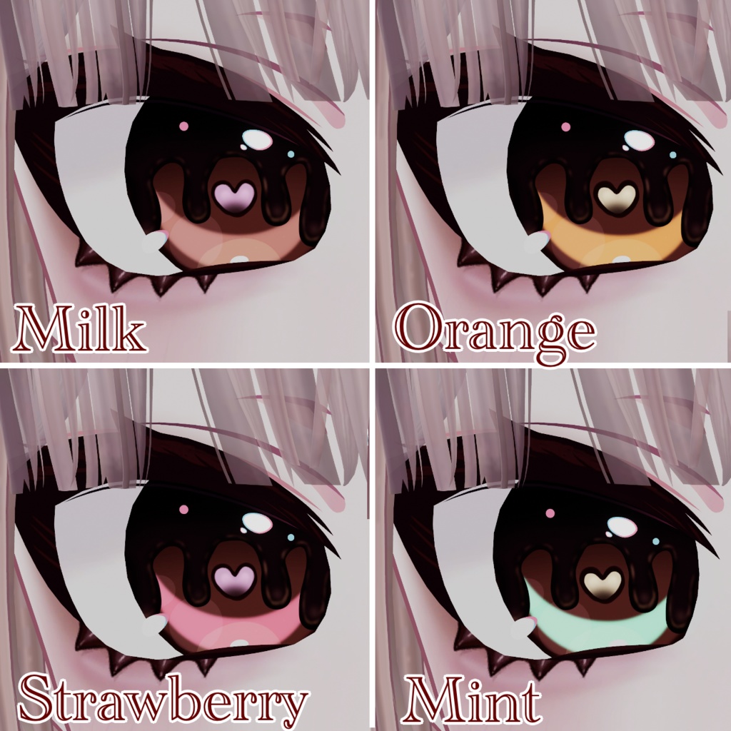 【3アバター対応】MeltyChocolateEye&Makeup