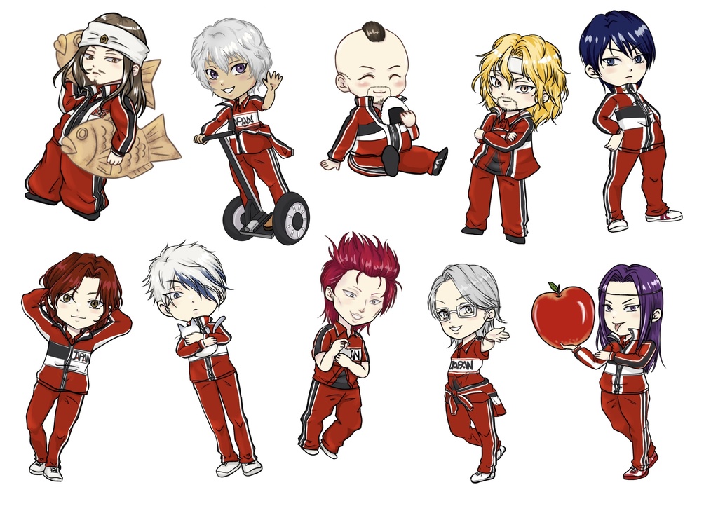 セルフカットシール（代表ジャージ）