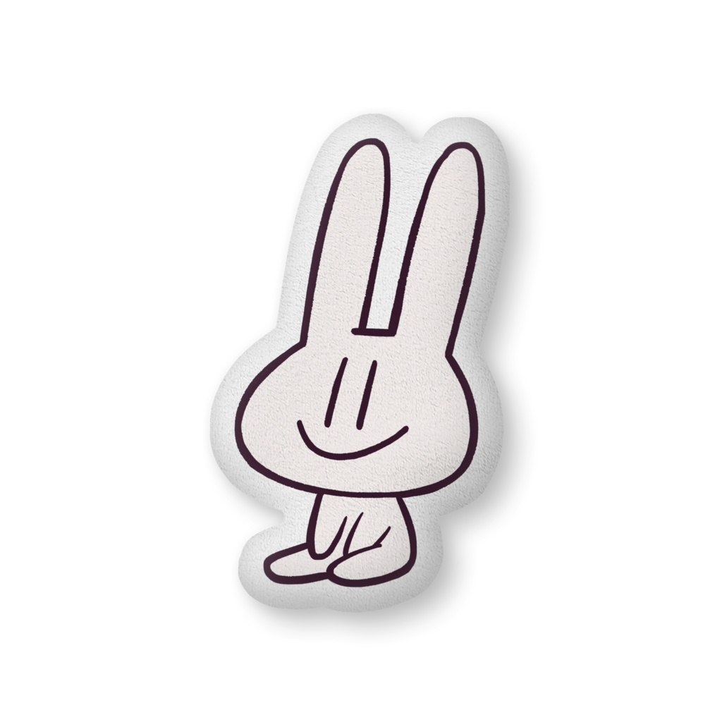 つきうさくんおすわりクッション