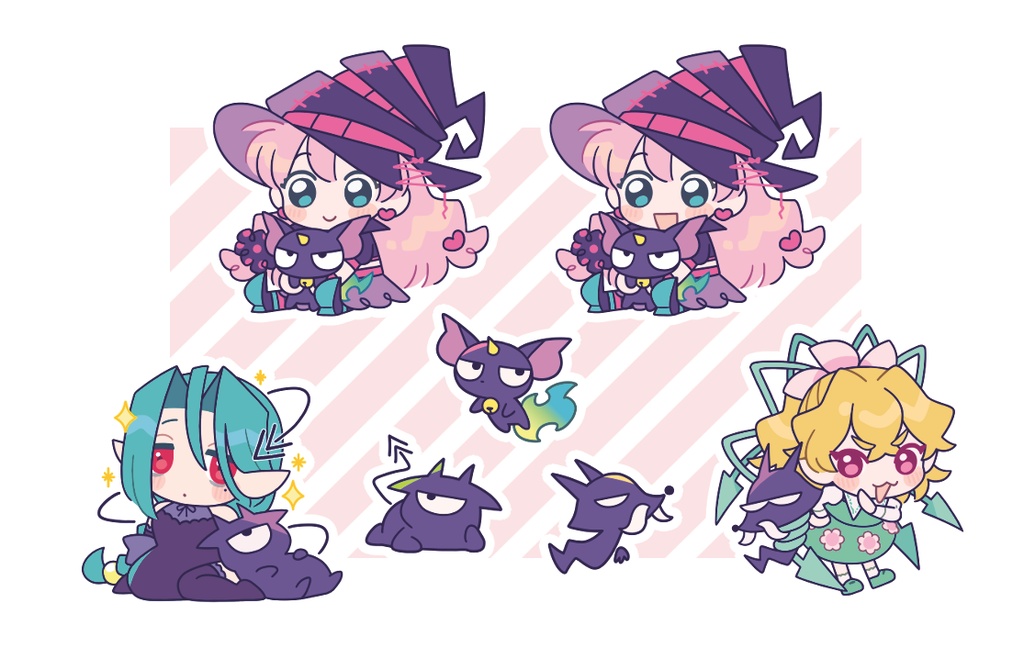 ピンキーの魔女修行 フレークシール