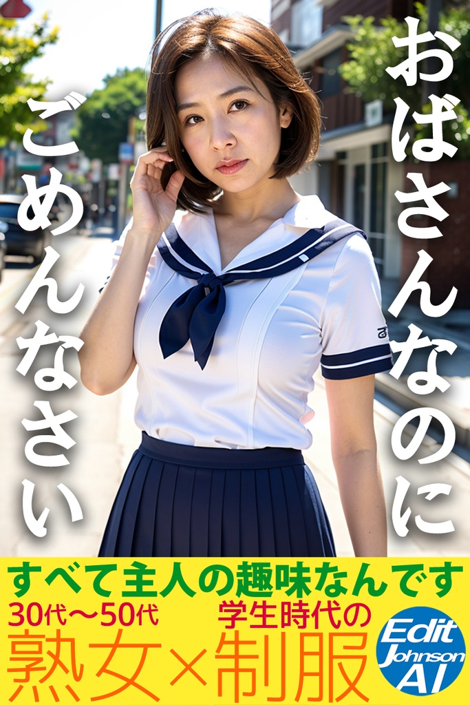 AIグラビア「おばさんなのにごめんなさい」