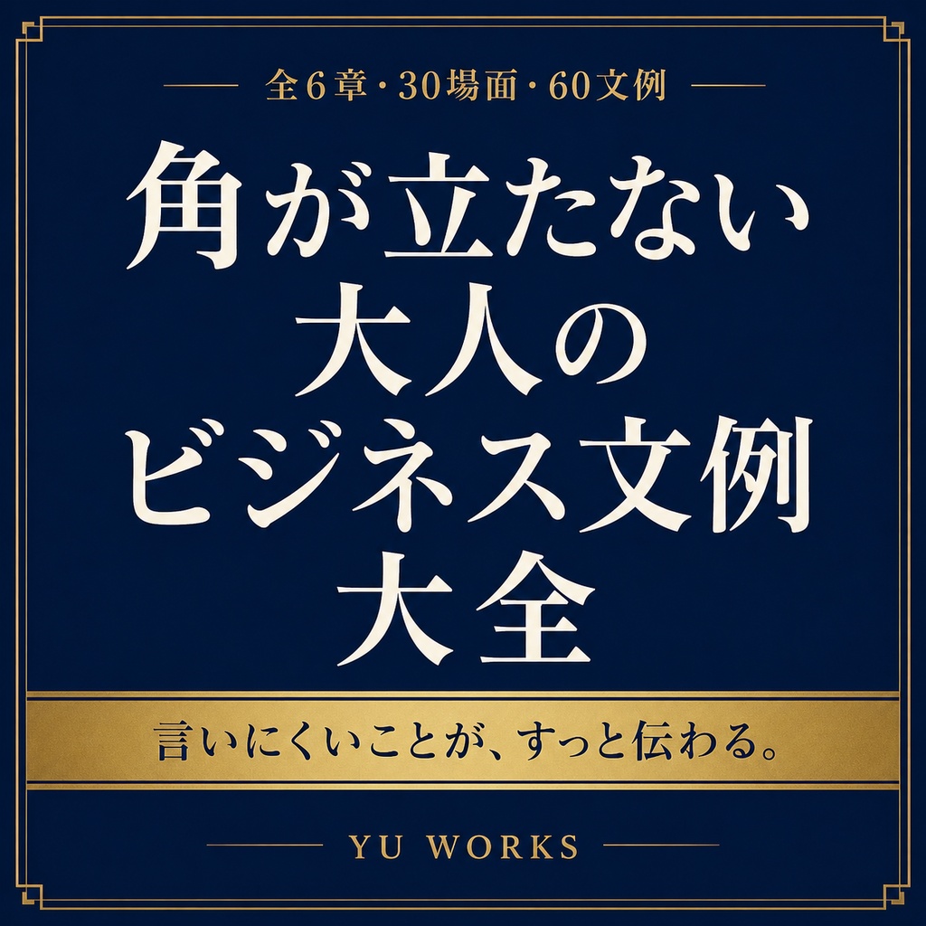角が立たない大人のビジネス文例大全