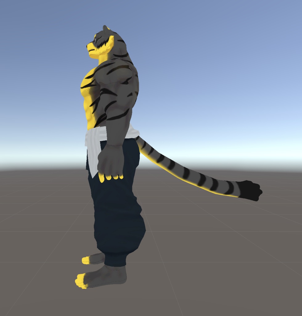 [VRChat Avatar] KFM Tiger Remaster v1.0 (VRCFury / PhysBones) - xarus - 2/11