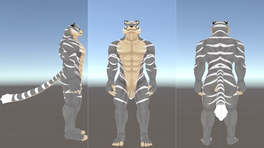 [VRChat Avatar] MTF_Tiger (MasterTofun Custom Edition)