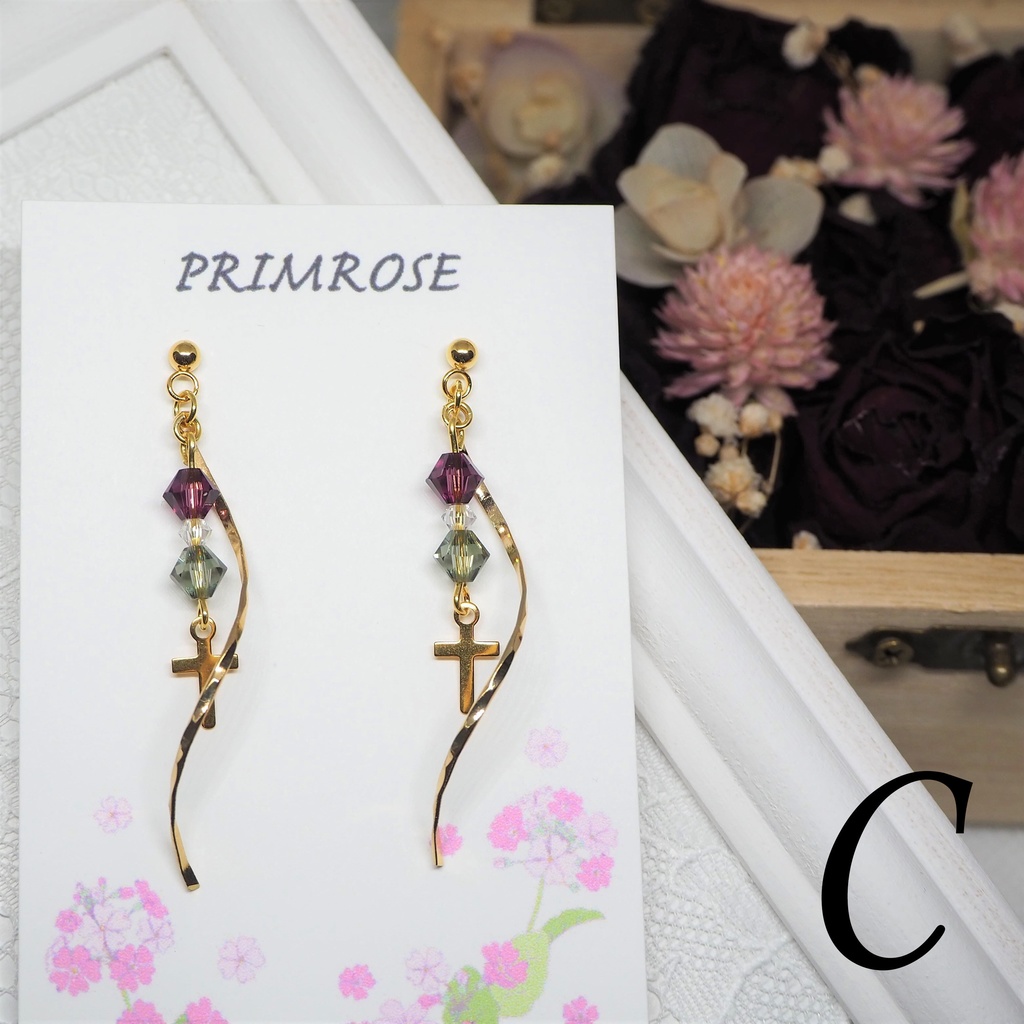 零晃イメージピアス