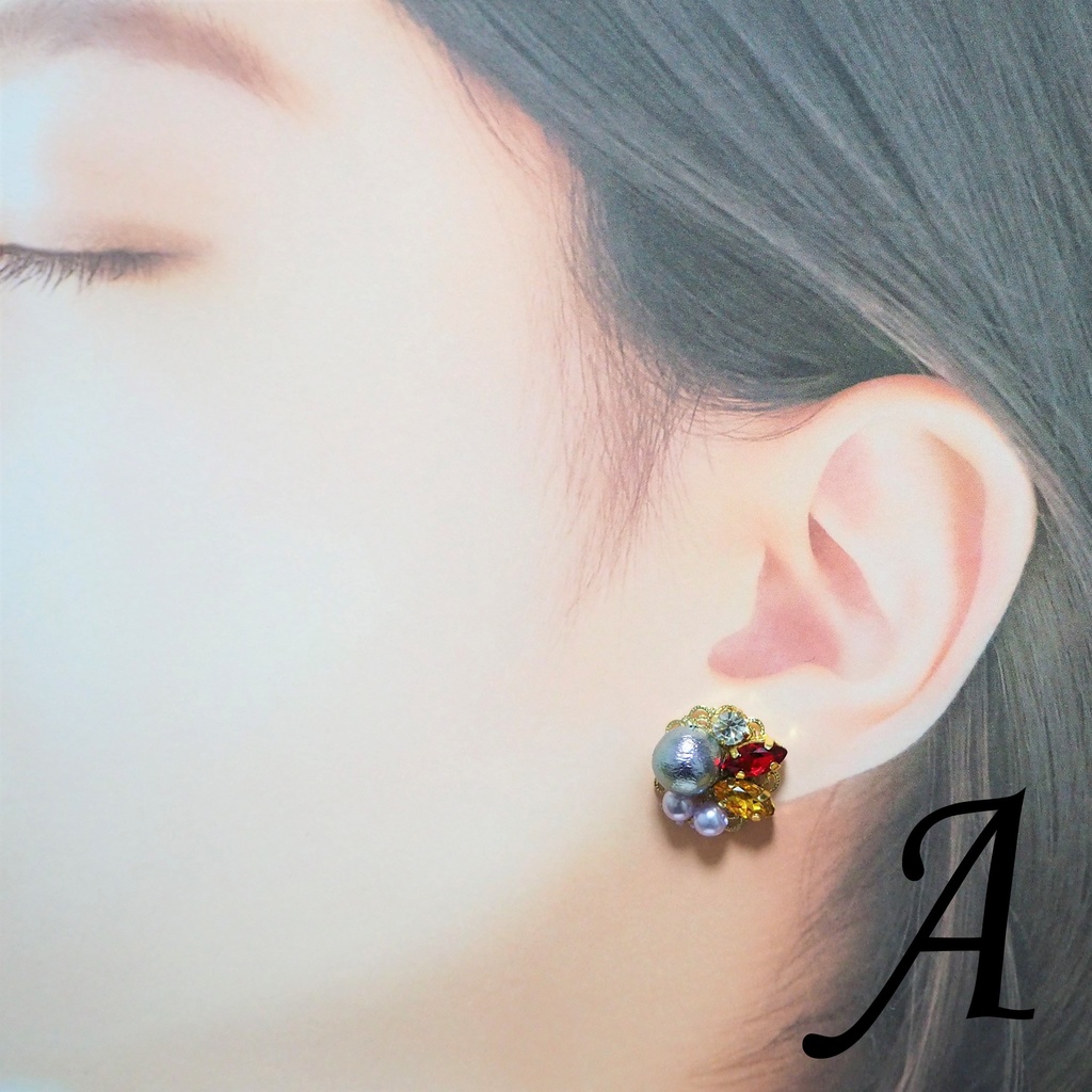 零晃イメージピアス