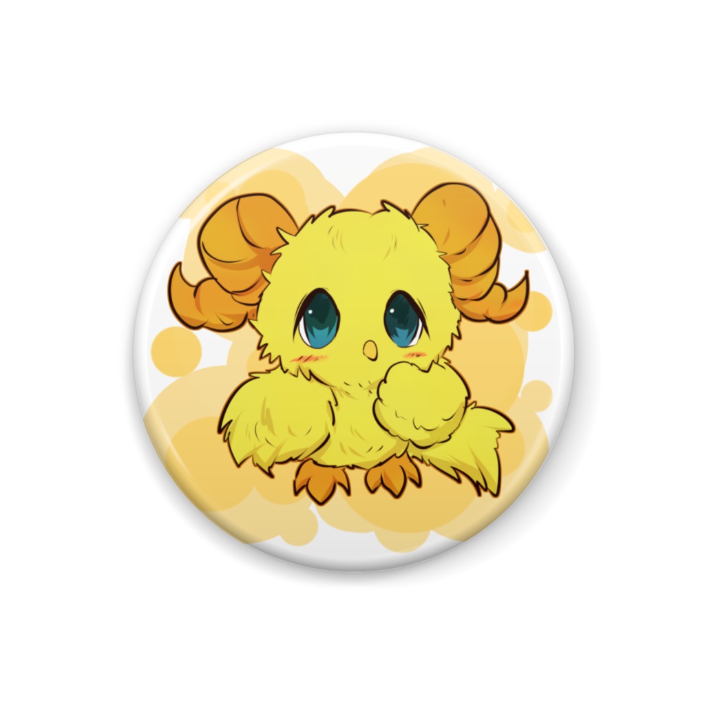 クル　缶バッジ