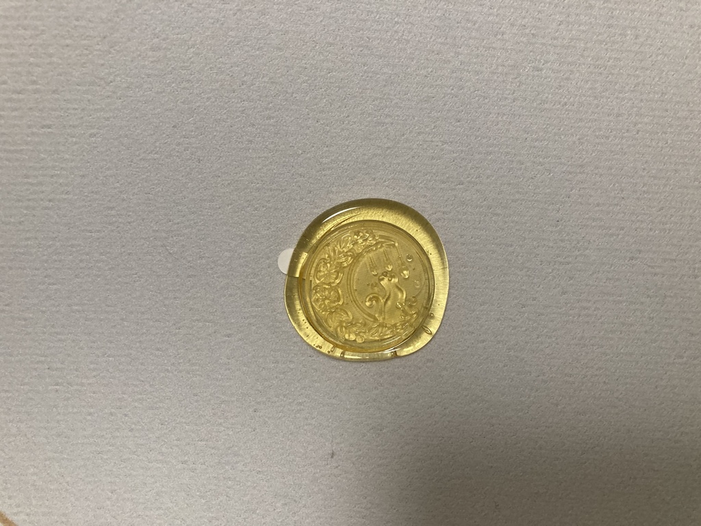 シーリングスタンプシール(猫と月)