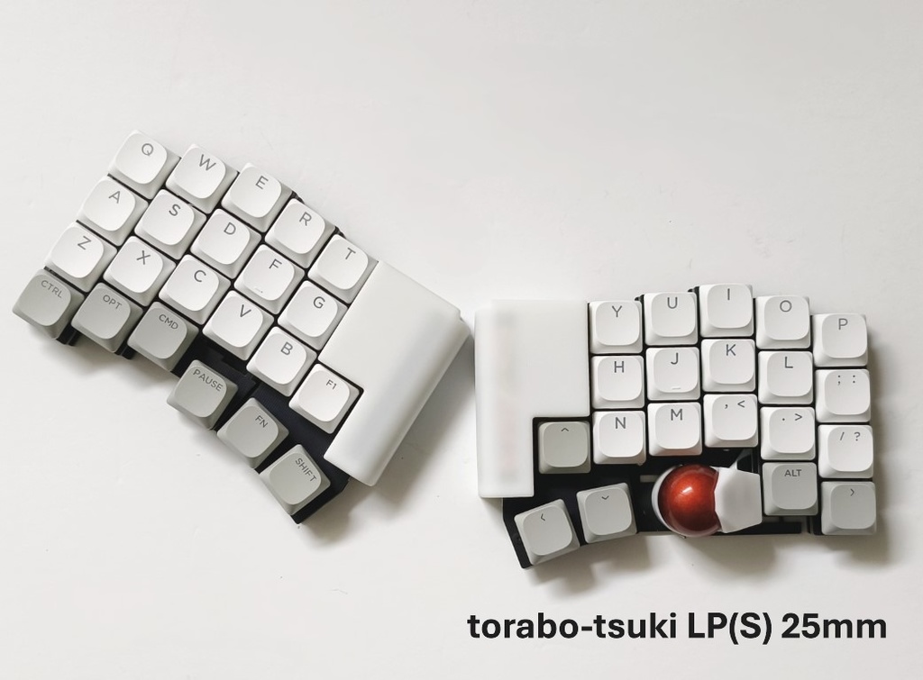 torabo-tsuki LP トラックボール付き無線分割キーボードキット