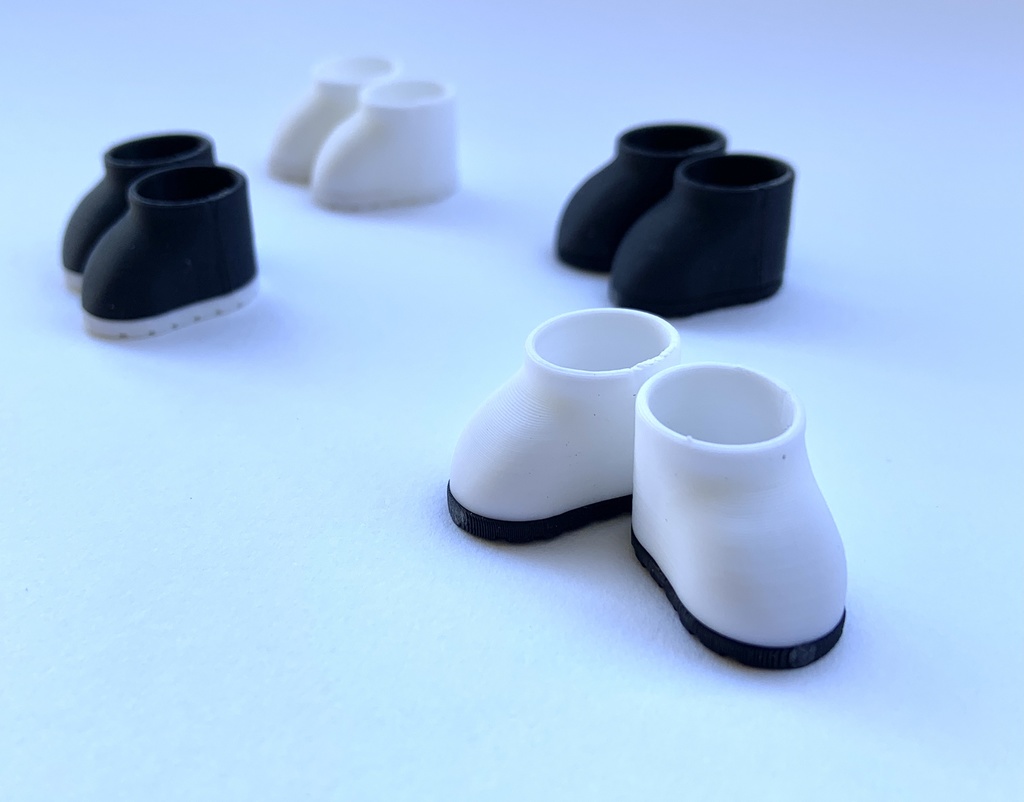 白黒大きめ靴【新サイズ】