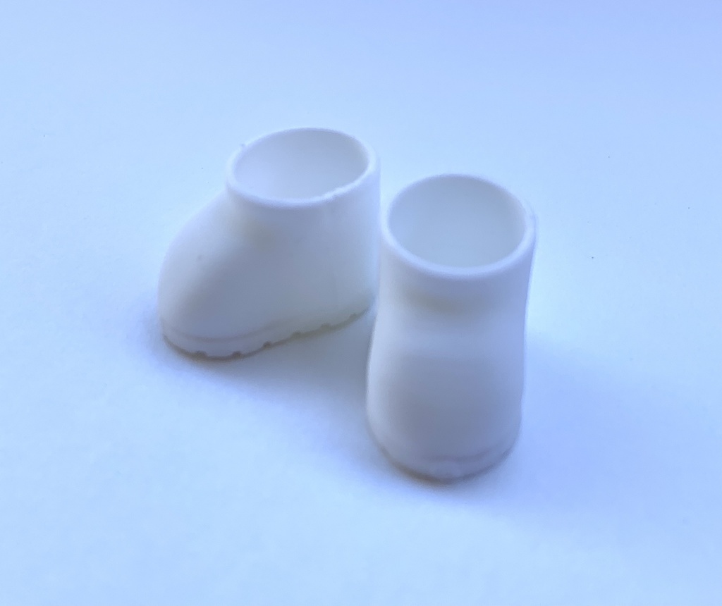 白黒大きめ靴【新サイズ】