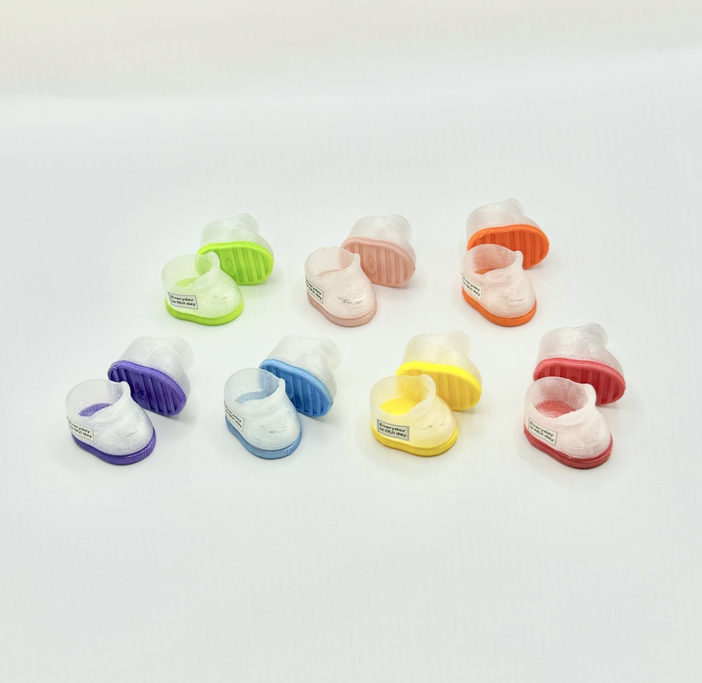 クリア・メタリックソール