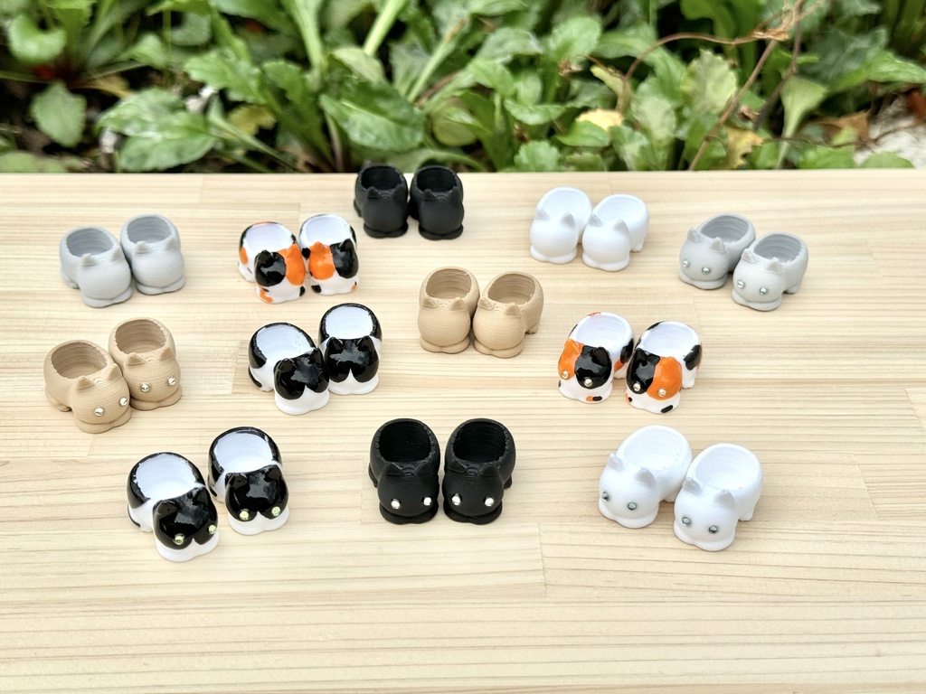 【15-17cmサイズ】香箱座りな猫ちゃん靴