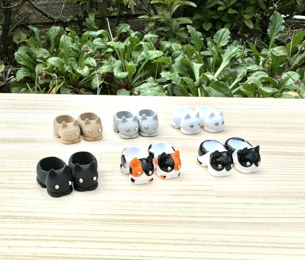 【15-17cmサイズ】香箱座りな猫ちゃん靴