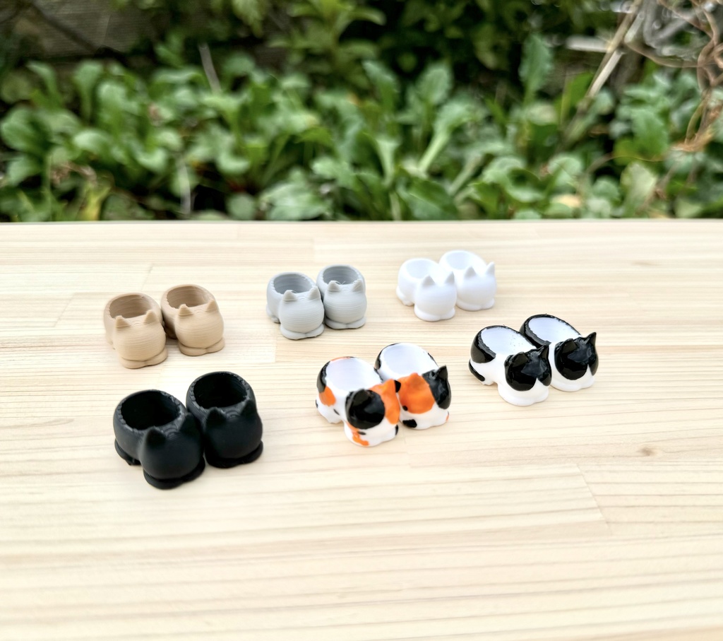 【15-17cmサイズ】香箱座りな猫ちゃん靴