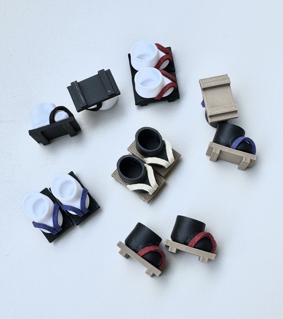 黒下駄・黒足袋