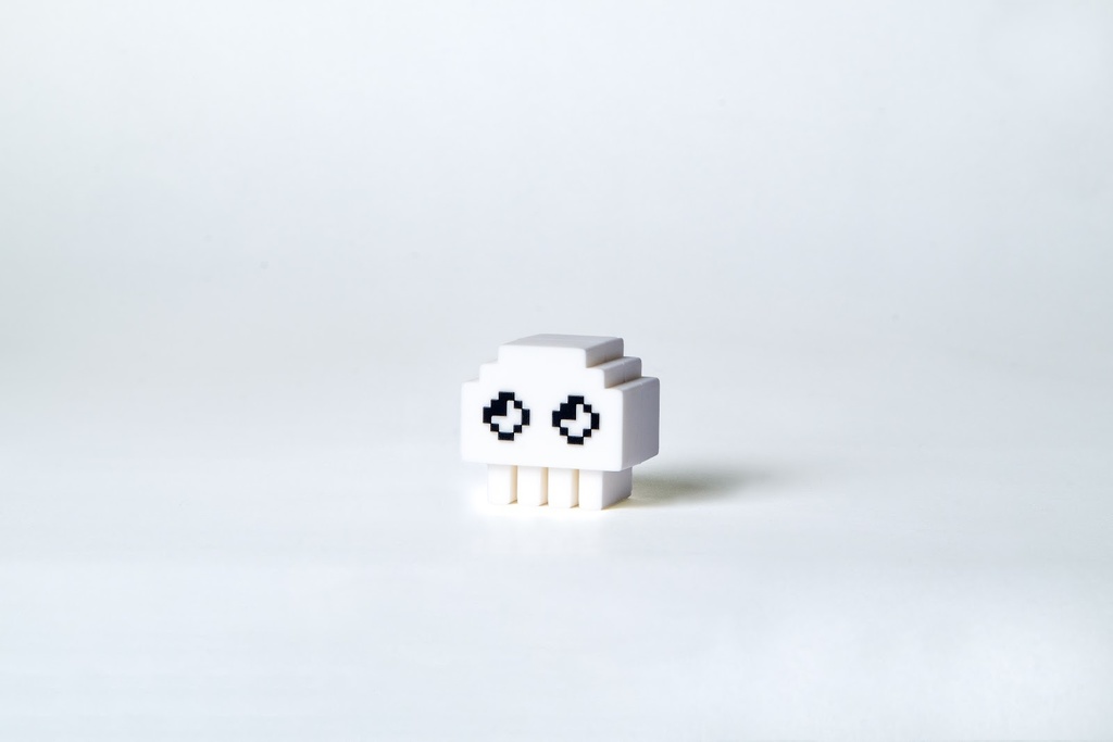 俗世：クラゲミニフィギュア（白）