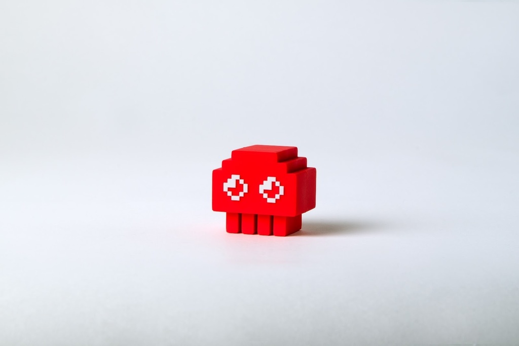 俗世：クラゲミニフィギュア（赤）