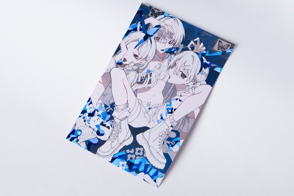 俗世：箔押しポストカード C