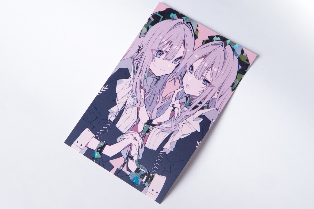 俗世：箔押しポストカード D