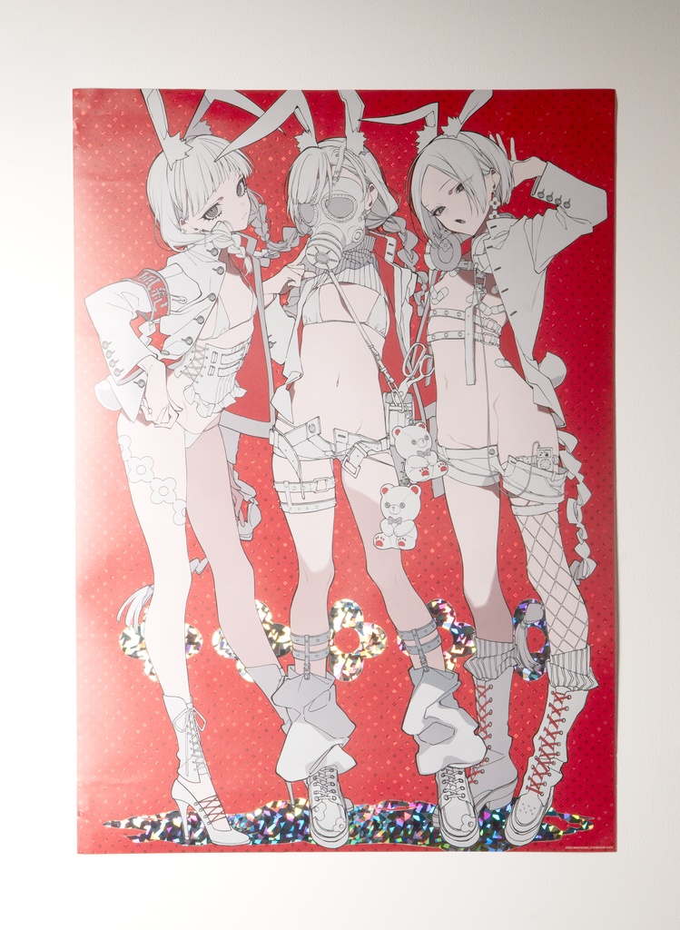 俗世：B2ホログラフィックポスターB