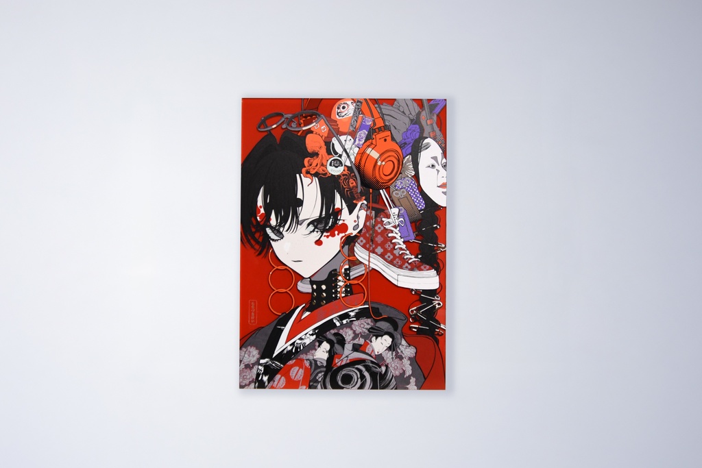 俗世：フォトアクリル複製原画「装」