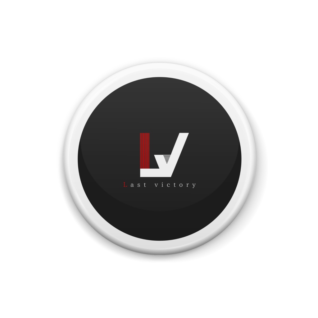 チームロゴ缶バッジ(Red)