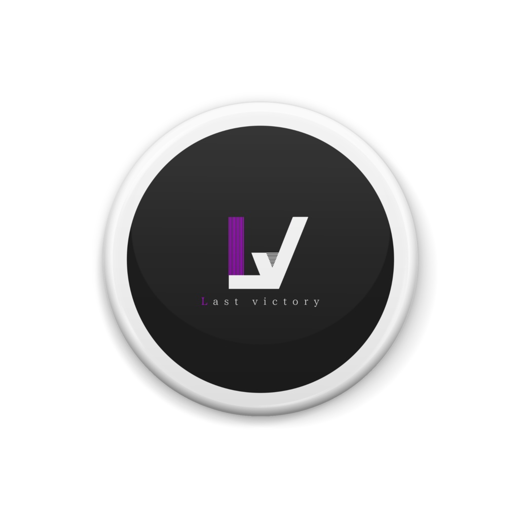 ロゴ缶バッジ(Purple)