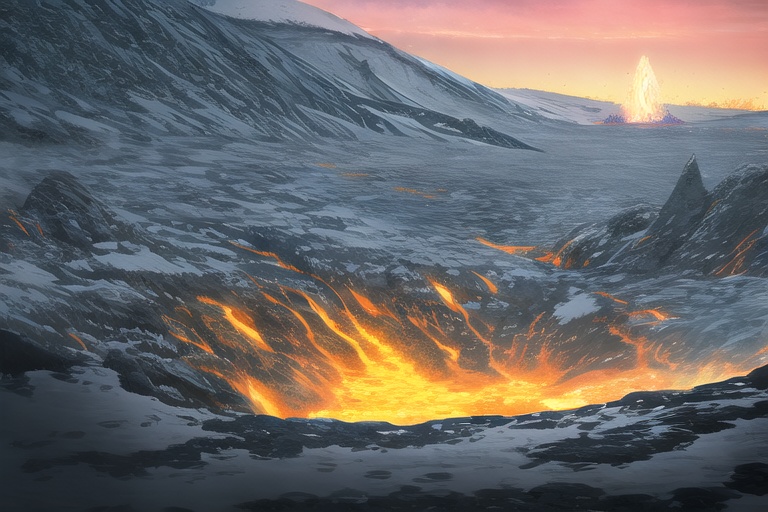 ・背景素材 火山 噴火 溶岩 マグマのイラスト 430枚