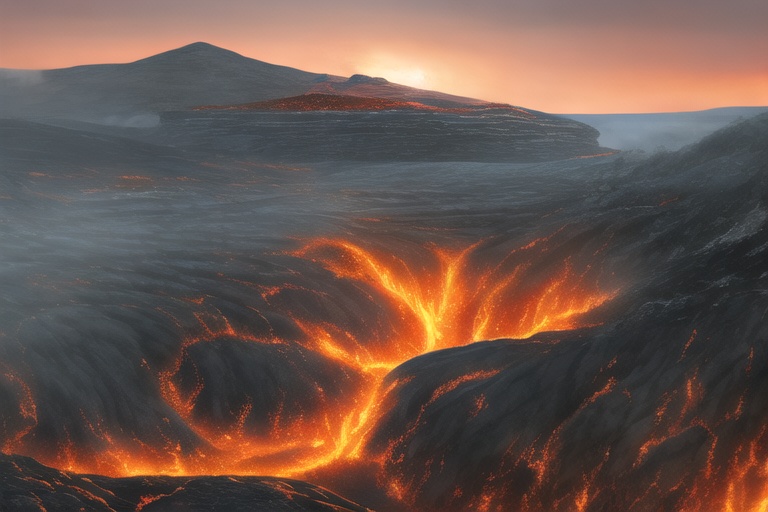 ・背景素材 火山 噴火 溶岩 マグマのイラスト 430枚