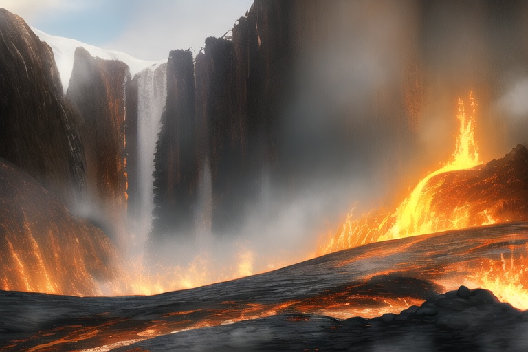 ・背景素材 火山 噴火 溶岩 マグマのイラスト 430枚