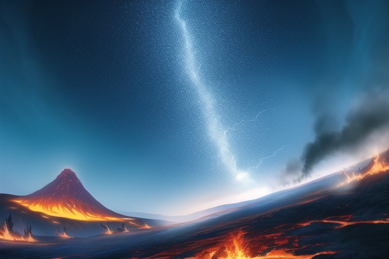 ・背景素材 火山 噴火 溶岩 マグマのイラスト 430枚