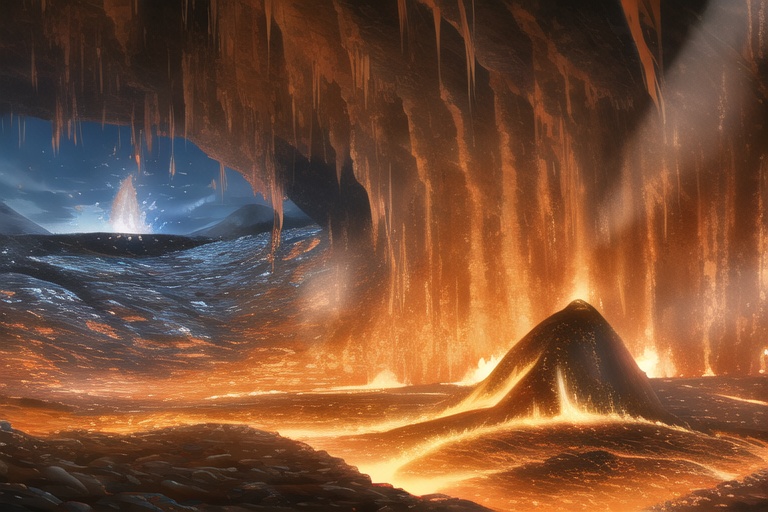 ・背景素材 火山 噴火 溶岩 マグマのイラスト 430枚