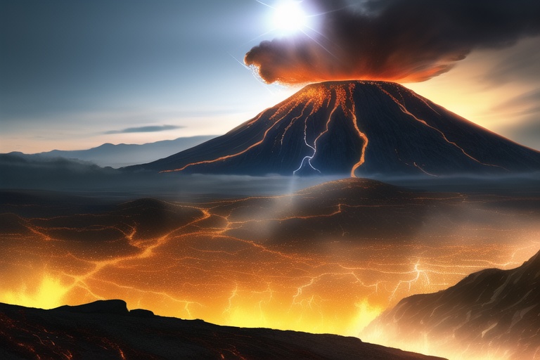 ・背景素材 火山 噴火 溶岩 マグマのイラスト 430枚