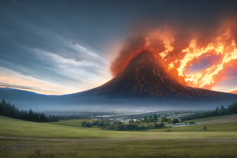 ・背景素材 火山 噴火 溶岩 マグマのイラスト 430枚