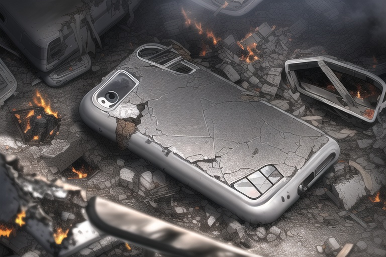 ・背景素材 破壊された都市炎上、廃墟火災のイラスト 560枚