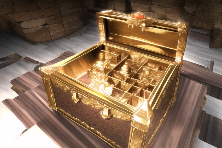 ・背景素材 ダンジョン 洞窟 宝箱( Dungeons_and_caves Treasure Chest)のイラスト 590枚