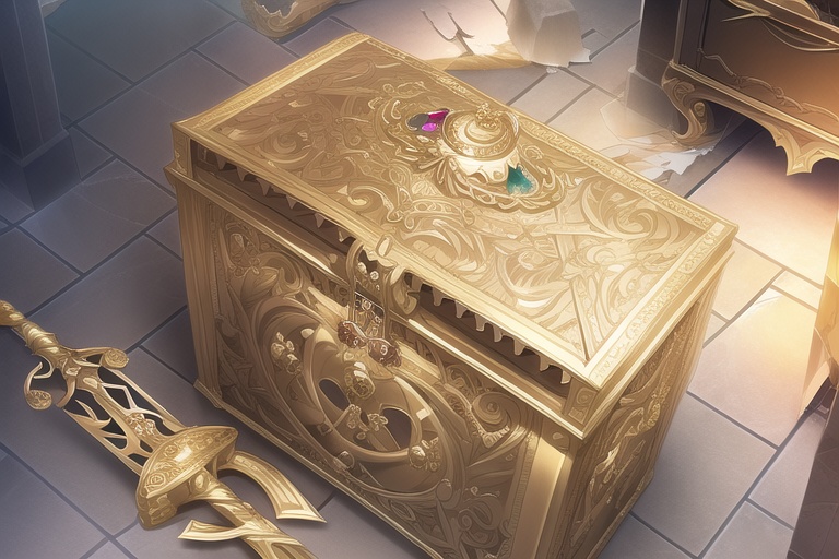 ・背景素材 ダンジョン 洞窟 宝箱( Dungeons_and_caves Treasure Chest)のイラスト 590枚